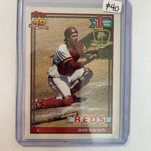 1991 Topps Desert Shield #767 Dan Wilson Cincinnati Reds
